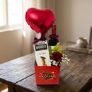 Box de Rosas, Vinho e Amandita