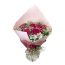 Buquê Clássico de Rosas Pink