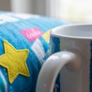Kit Almofada e Caneca Tenha um Feliz Aniversário