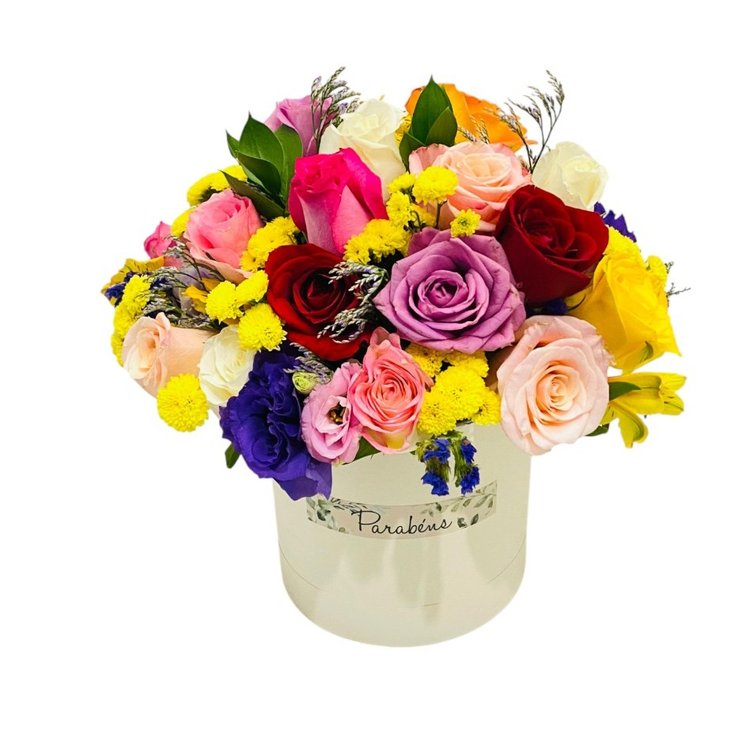 Box Mix de Flores Parabéns
