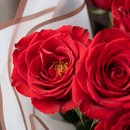 Buquê de 12 Rosas Vermelhas em Papel Coreano