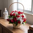 Cesta de Rosas Paixão