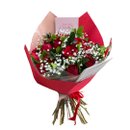 Buquê de 12 Rosas Nacionais Vermelhas