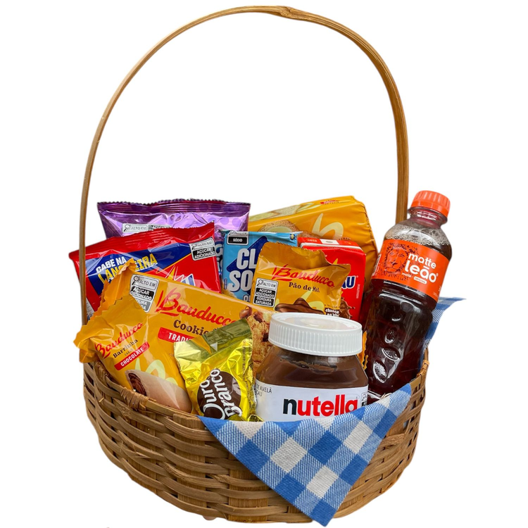Cesta de Café da Manhã/Tarde Especial