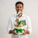 Box Orquídea e Chocolate Ferrero Rocher