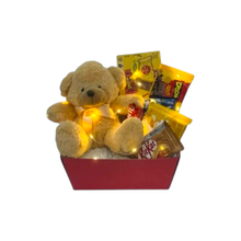 Cesta Carinho Doce com Ursinho e Chocolates