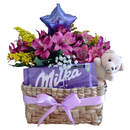 Cesta de Presente Amor, Milka e Flores