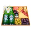 Cesta de Presente Heineken e Petiscos Luxo