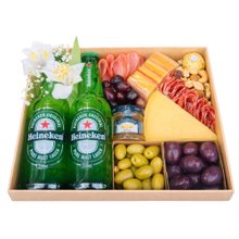 Cesta de Presente Heineken e Petiscos Luxo
