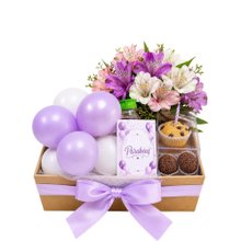 Cesta de Aniversário Alegria e Delicadeza
