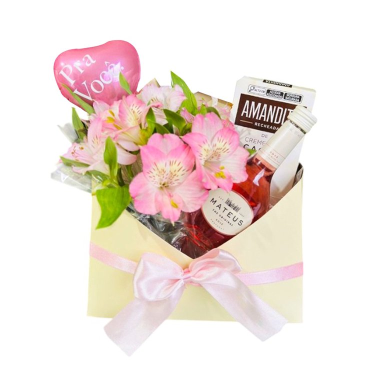 Arranjo Envelope - Memórias com Amor