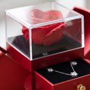 Gift Box Maçã Encantada Conjunto de Prata e Zircônia