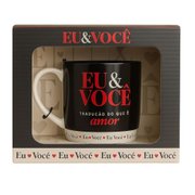 Caneca em Porcelana Eu & Você