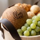 Cesta Café da Manhã com Frutas e Pães