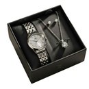 Conjunto Saint Germain Luxo Silver Relógio e Joias