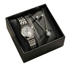 Conjunto Saint Germain Luxo Silver Relógio e Joias