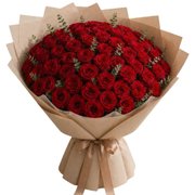 Buquê de Rosas Vermelhas 50 unidades