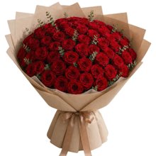 Buquê de Rosas Vermelhas 50 unidades