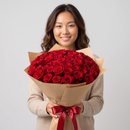 Buquê de Rosas Vermelhas 50 unidades