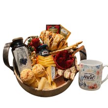 Cesta de Café da Manhã Querida mãe e Caneca