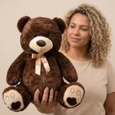 Urso Premium FIZZY 80cm Pelúcia Super Macia marrom