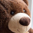 Urso Premium FIZZY 80cm Pelúcia Super Macia marrom