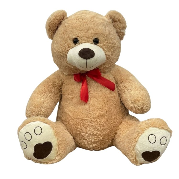 Urso Premium FIZZY TOYS 80cm Pelúcia Macia caramelo