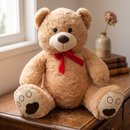 Urso Premium FIZZY TOYS 80cm Pelúcia Macia caramelo