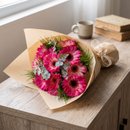 Buquê Encanto Rosa Gérberas
