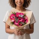 Buquê Encanto Rosa Gérberas