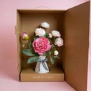 Buquê Peônia Rosa - Envasado