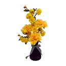 Buquê Dálias e Cravinas Amarelas - Envasado