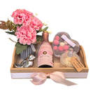 Cesta de Espumante com Flores