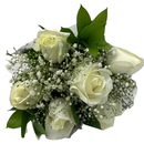 Buquê Prestige 6 Rosas Brancas