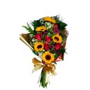 Ramalhete de Rosas e Girassóis
