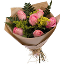 Buquê Delicado com Rosas Cor de Rosa