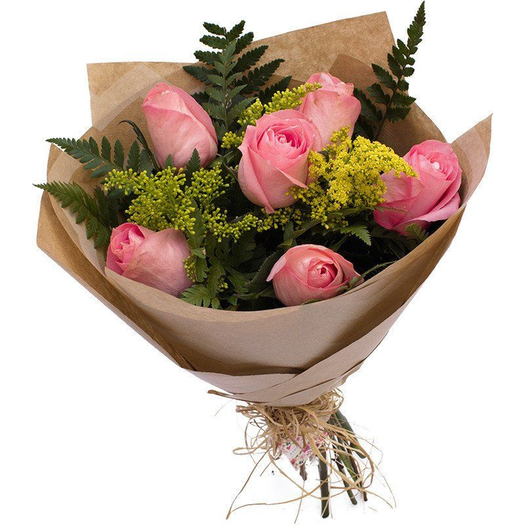 Buquê Delicado com Rosas Cor de Rosa