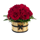 Cachepot de Rosas Vermelhas