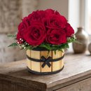 Cachepot de Rosas Vermelhas