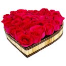 Coração de 36 Rosas Pink