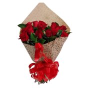 Buquê Meu Amor com 12 Rosas