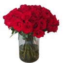 Arranjo Minha Vida com 100 Rosas no Vaso 