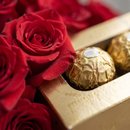 Buquê Luxo de Rosas Vermelhas e Ferrero Rocher