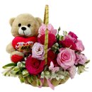 Cesta Jardim Encantado para Meu amor