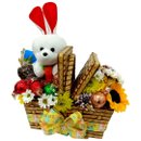 Cesta Coelhinho da Páscoa o que Trazes para Mim