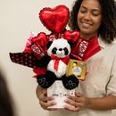Box com Urso Panda para "Meu Amor"
