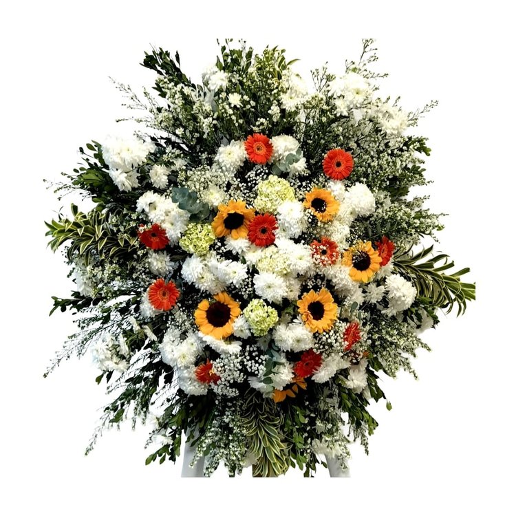 Coroa de Flores Luxo com 1,50