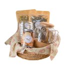 Cesta Chá, Infusor e Petit Four