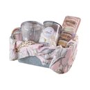 Mini Cesta Xícara Infusora, Bala de Coco e Macarrons