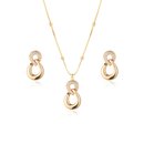 Conjunto  de Colar e Brincos Elos Semijoia